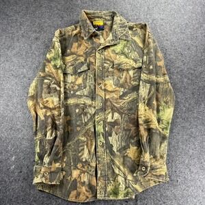 Sasquatch Advantage Camo Button Down Long Sleeve Shirt - Men's Hunting XXL 2XL